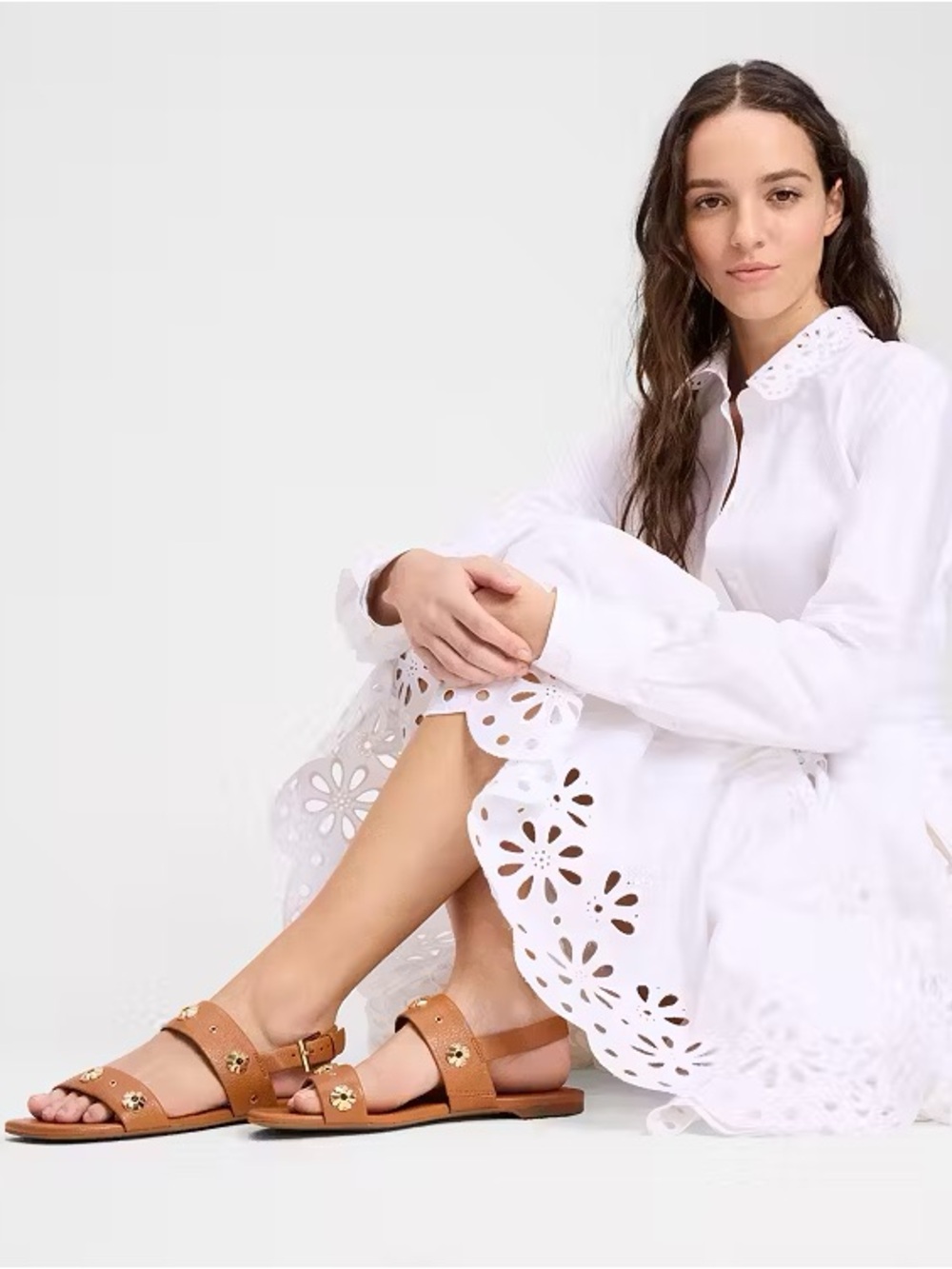 Kate Spade Spade Flower Stud Flat Sandals - Picture 6 of 6